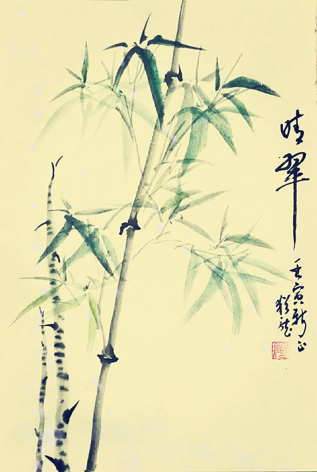 墨竹清影
